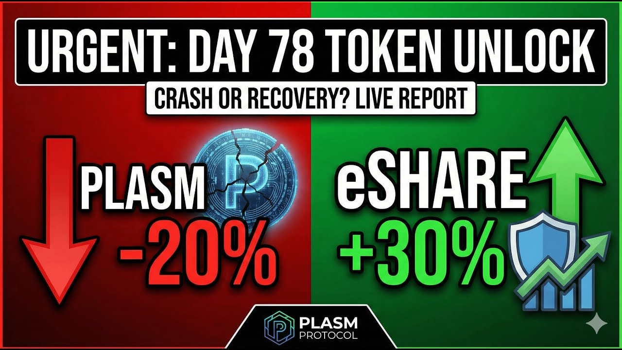 Short Term Health Report:CRASH or RECOVERY? Day 78 Token Unlock Shock! (eShare Pumps 30%)