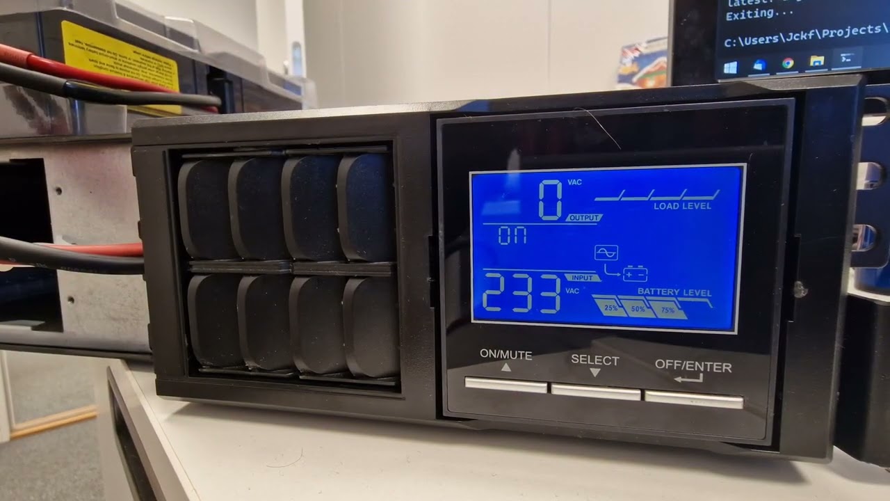 BlueWalker PowerWalker UPS battery fault