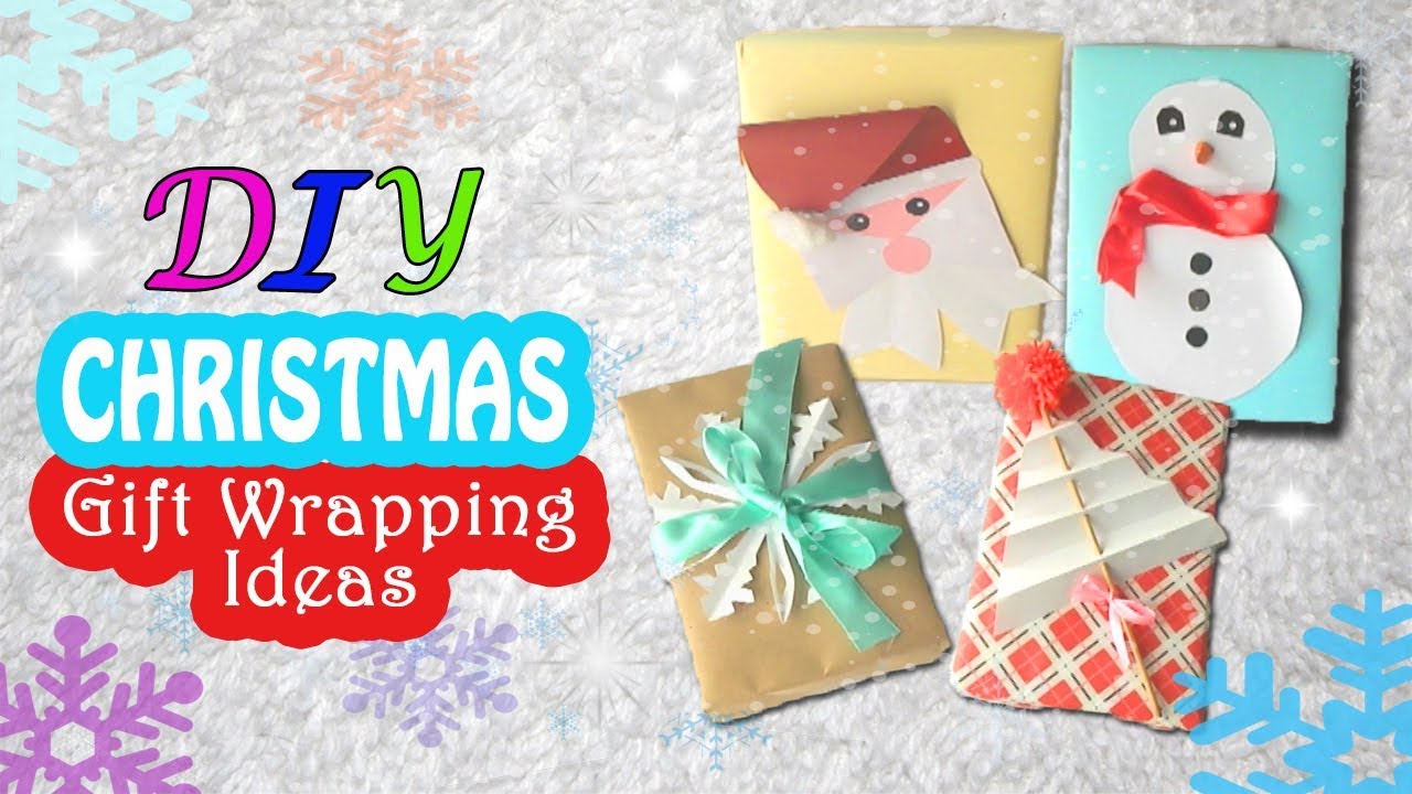 DIY Gift Wrapping | How to Wrap a Present Cutely | 4 Creative Gift Wrapping Techniques