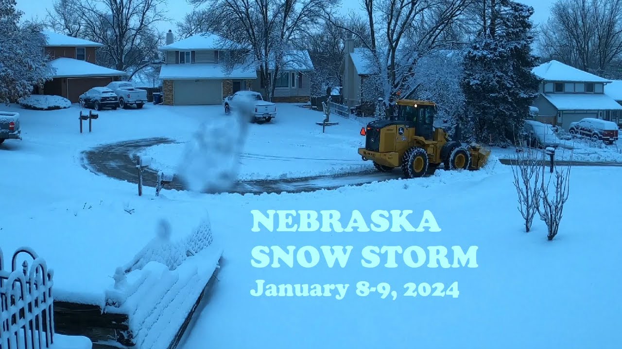 Nebraska Snow Storm - January 8-9, 2024