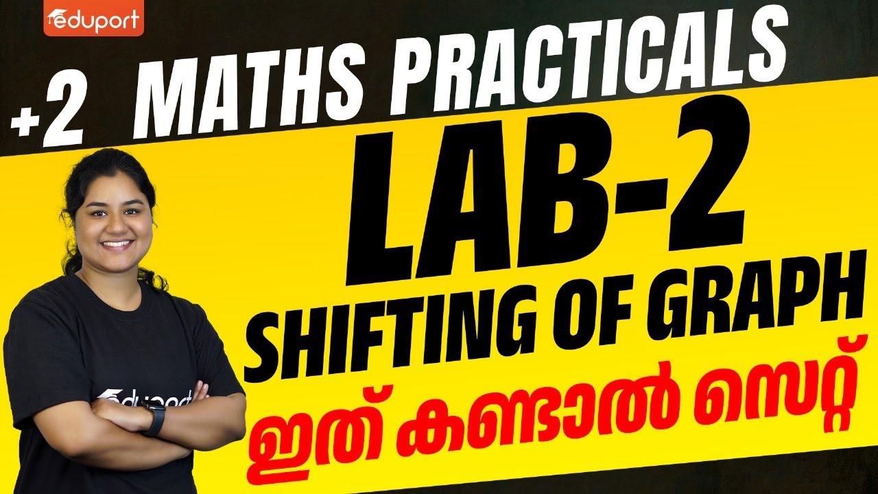 Plus Two Maths Practicals | LAB - 2 | Shifting of Graphs | Eduport Plus Two