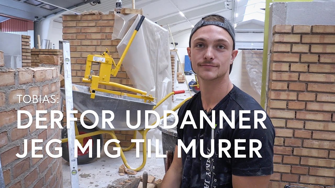 Mød Tobias. Han uddanner sig til murer.
