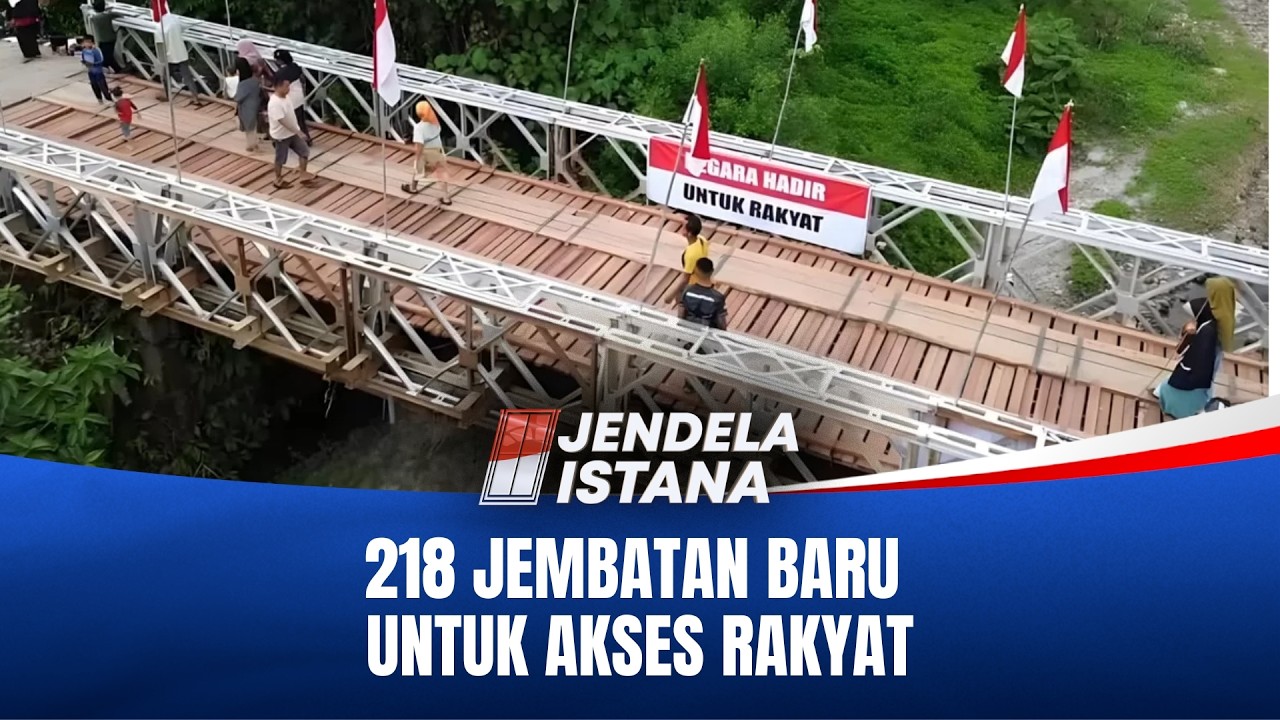 Presiden Prabowo Subianto Resmikan 218 Jembatan TNI Untuk Akses Daerah