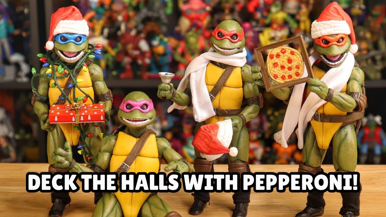NECA TMNT Dimension X-mas Unboxing & TMNT Christmas Special Review!