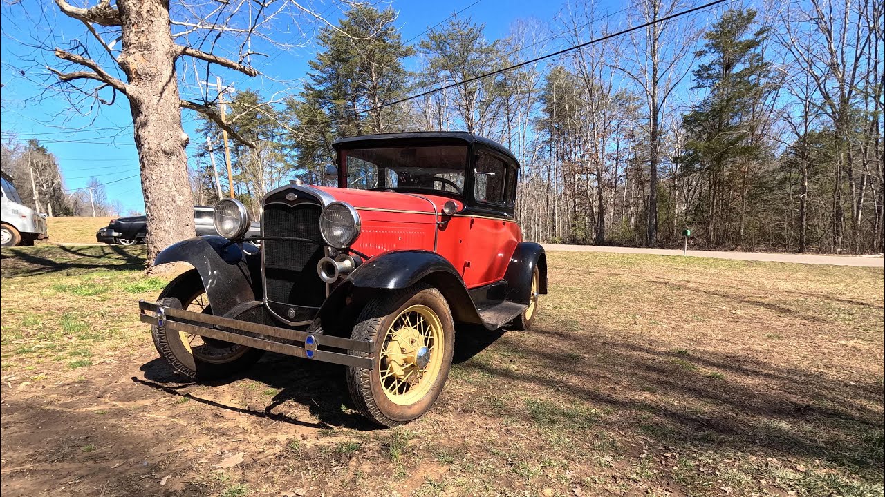 We drove a 94 year old Original Model A Ford 200 miles home. 1931 Ford Model A Coupe 5 Window