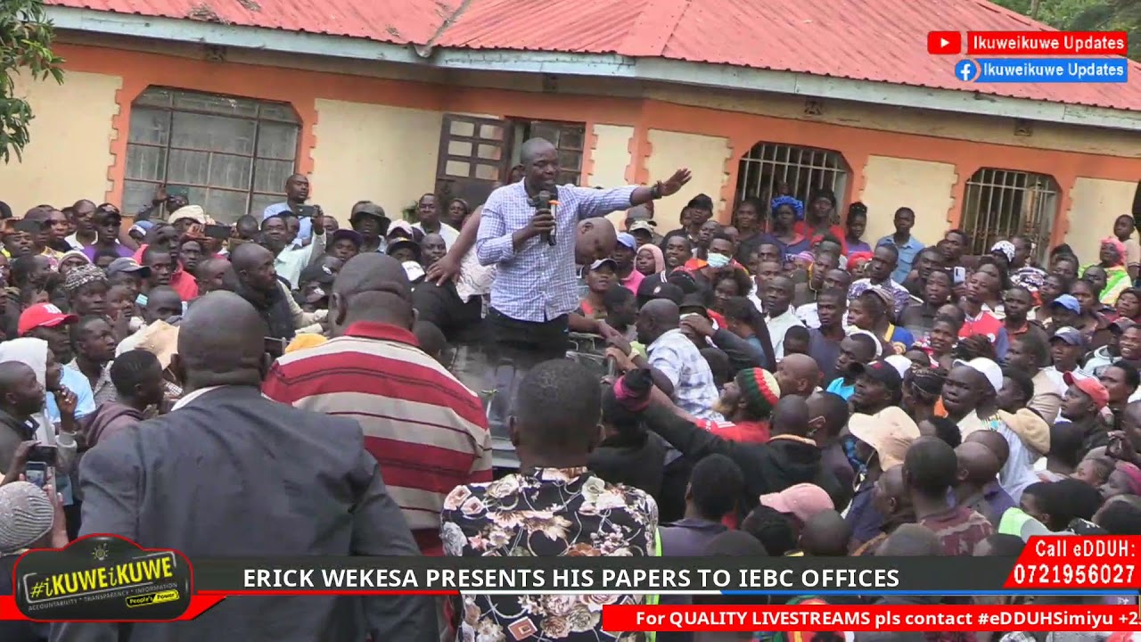 KABUCHAI BY-ELECTION: ERICK WEKESA @IEBC CLEARANCE
