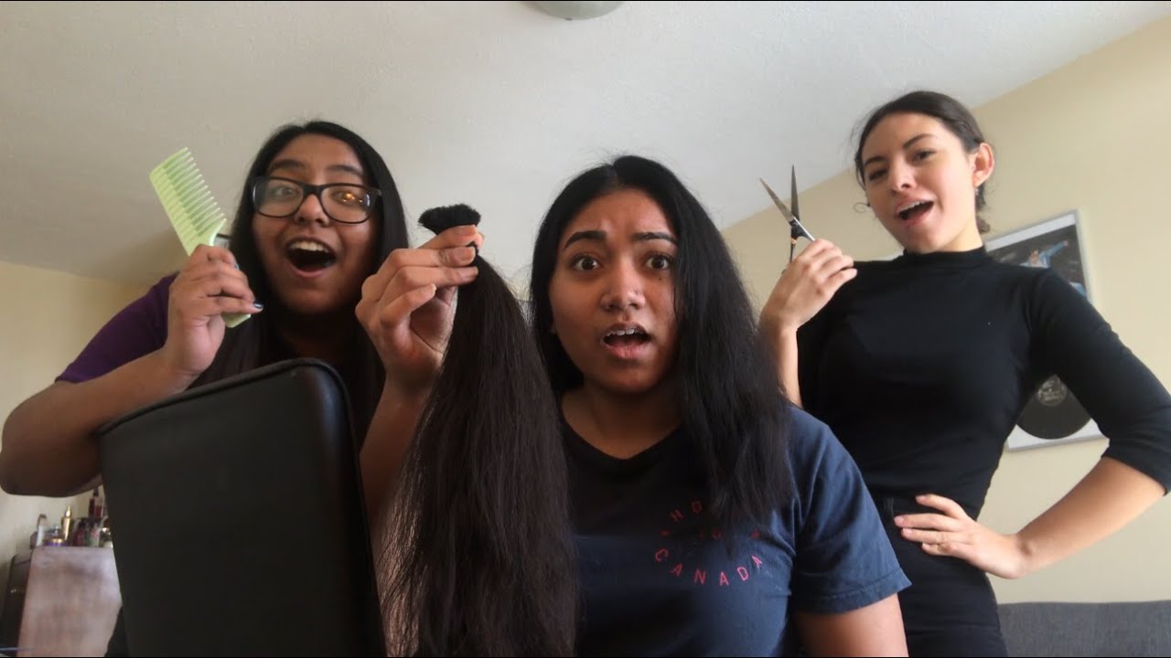 i let my FRIENDS CUT my HAIR!