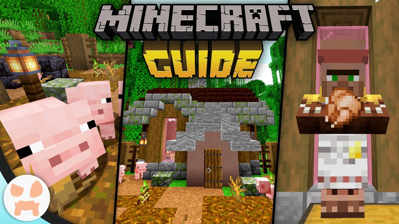 BUTCHER VILLAGER + EASY PIG FARM! | The Minecraft Guide - Tutorial Lets Play (Ep. 85)