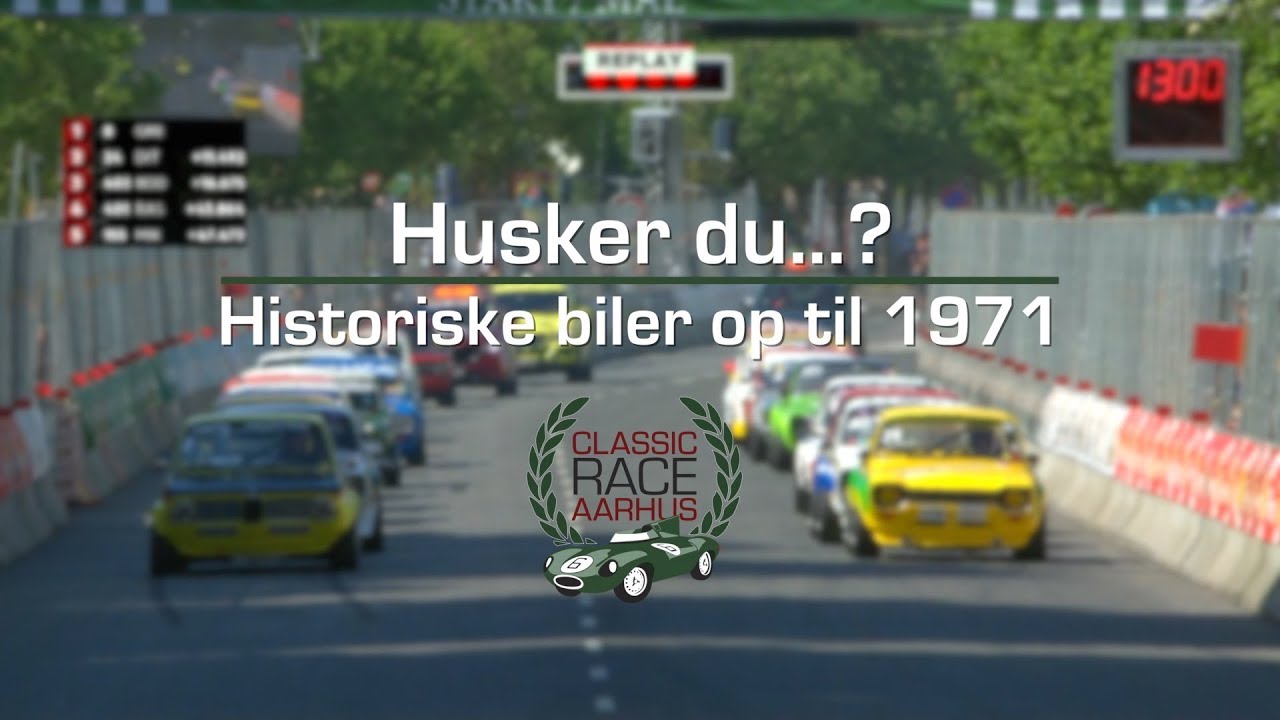 Classic Race Aarhus 2018 - Historiske biler op til 1971 - Sammendrag 1