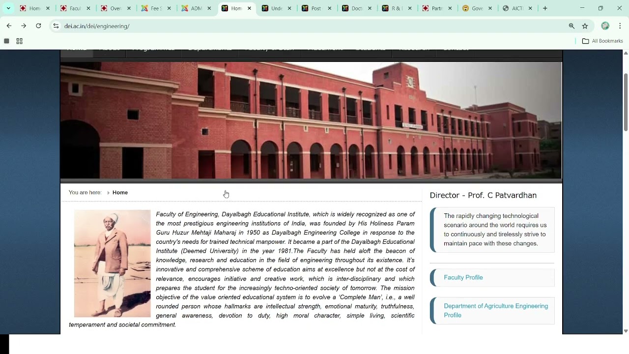 Guidance for B.Tech.  Admission in Faculty of Engineering, Dayalbagh Educational Institute , Agra