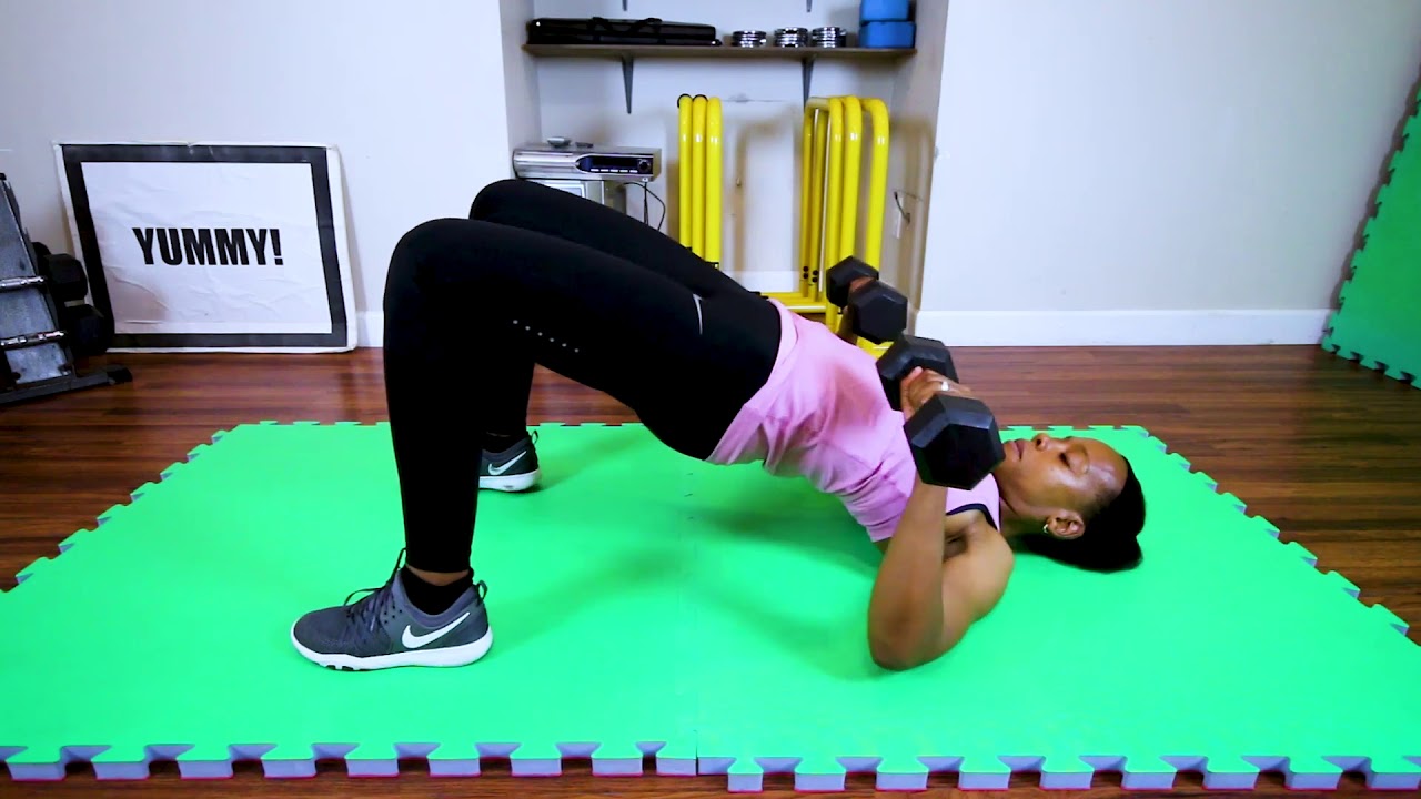 INCLINE DUMBBELL FLOOR PRESS