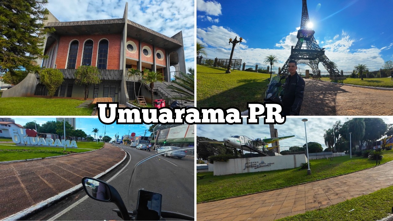 UMUARAMA PR | PASSEIO PELA CIDADE DE SCOOTER...