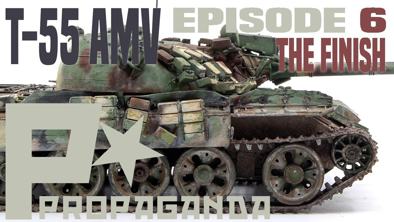 Completing the T-55. Oil Paints & Pigments. Episode 6.