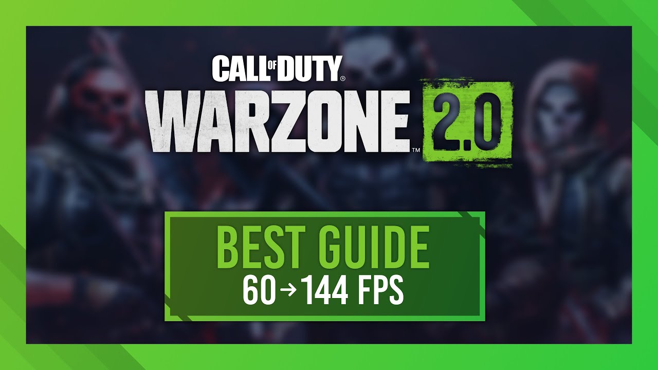 BEST Warzone 2.0 Optimization Guide | Max FPS | Best Settings | + DMZ