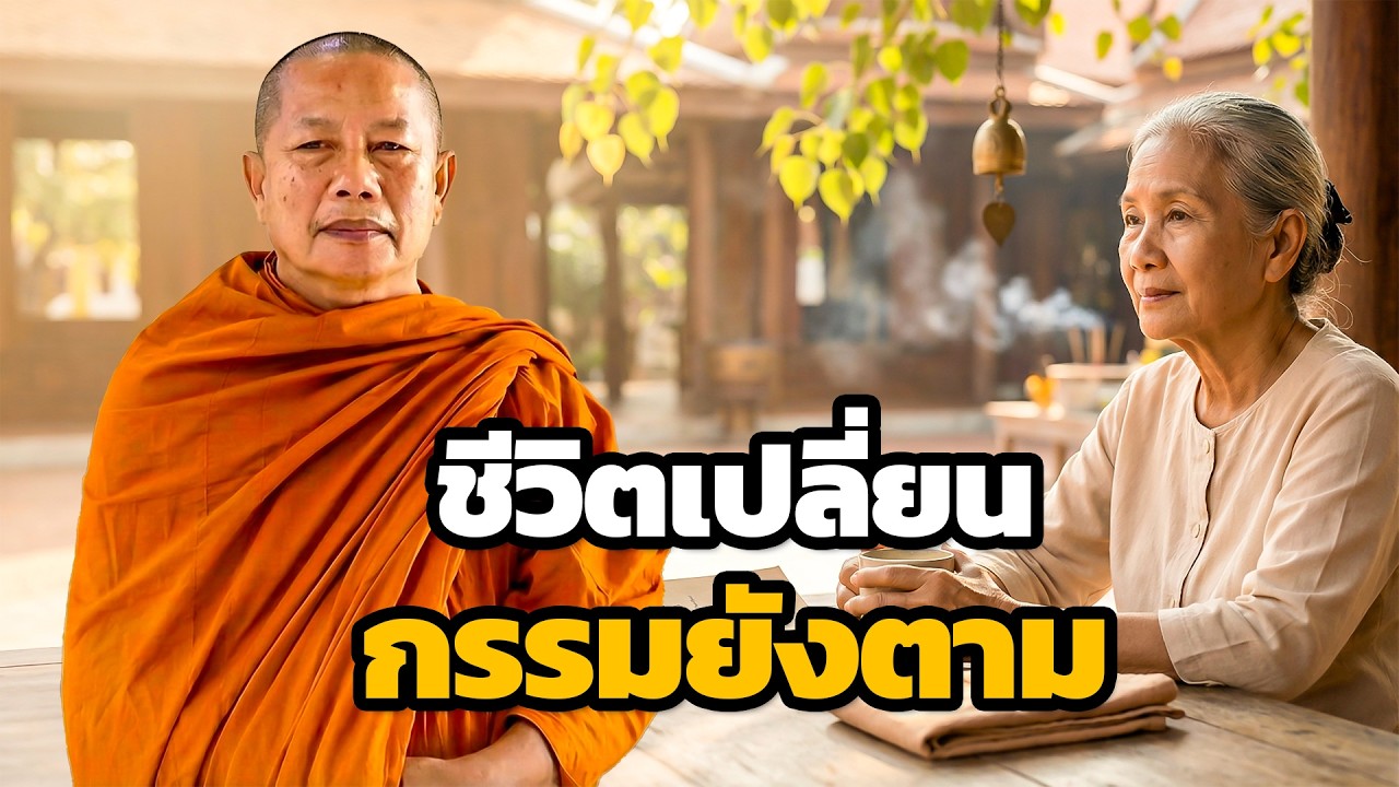 ชีวิตเปลี่ยนได้ แต่กรรมยังตาม ธรรมะคลายทุกข์ พระมหาบุญช่วย ปัญญาวชิโร