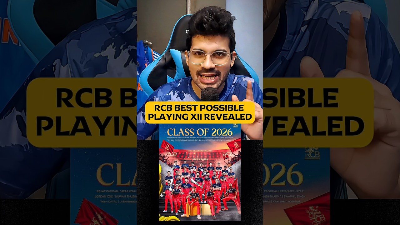 RCB Strongest Playing XI For IPL 2026 Revealed!! 🔥 #shorts #cricket