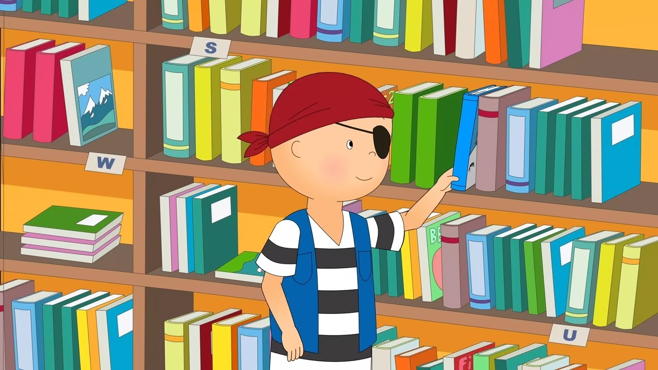 La Journée mondiale du livre | Dessins animés pour enfants | Caillou en Français