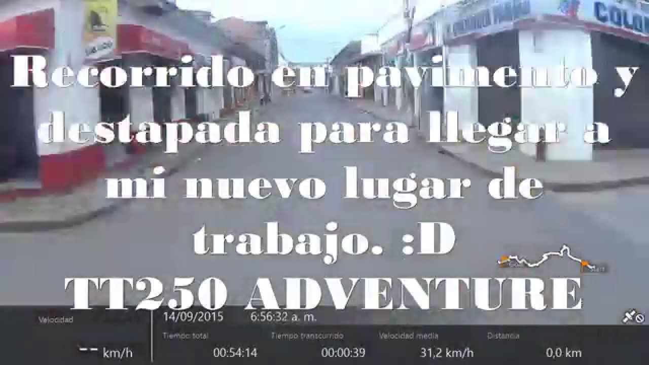 Recorrido Chaparral - Corregimiento la Marina