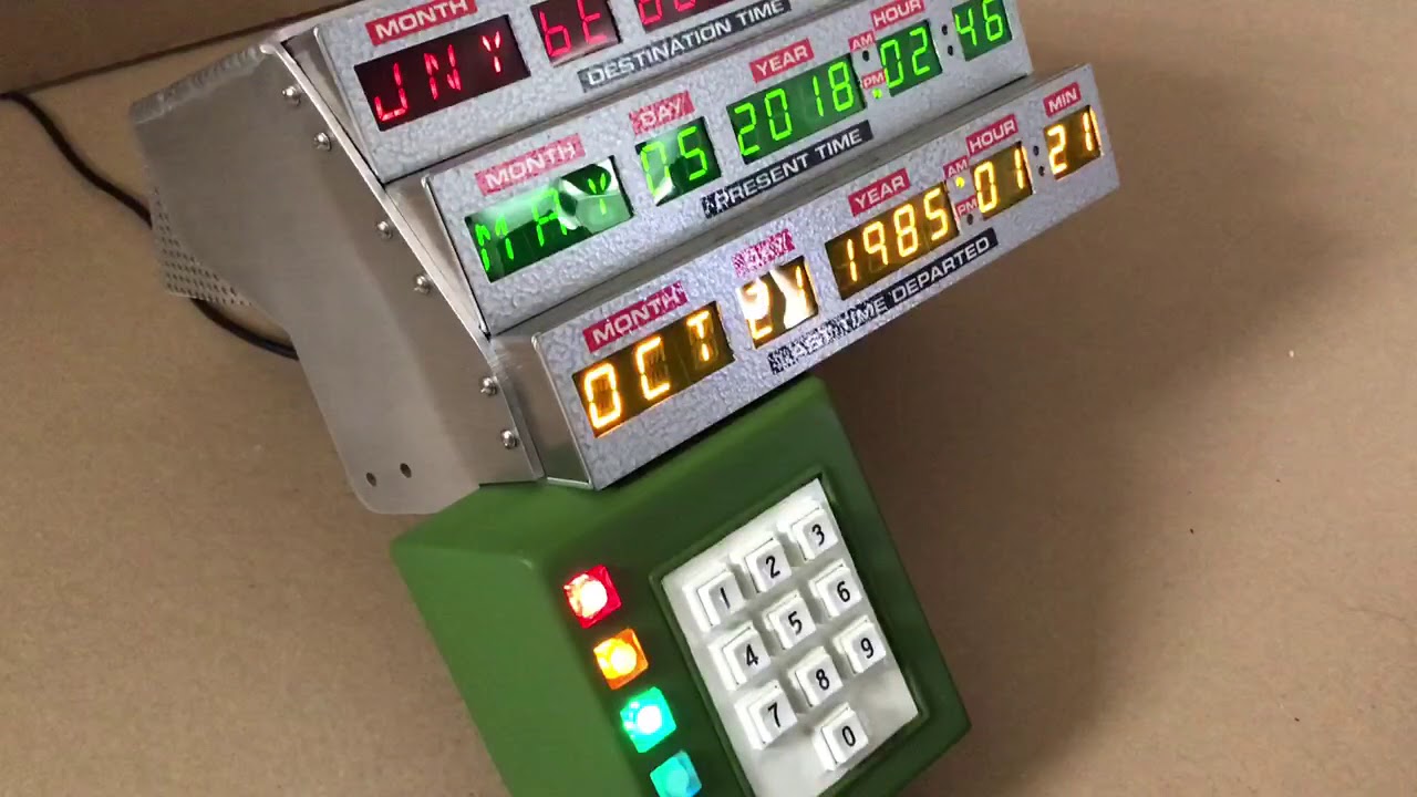 BTTF Delorean Timecircuits