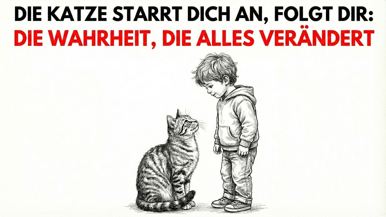 Die Katze starrt dich an, folgt dir: Die Wahrheit, die alles verändert