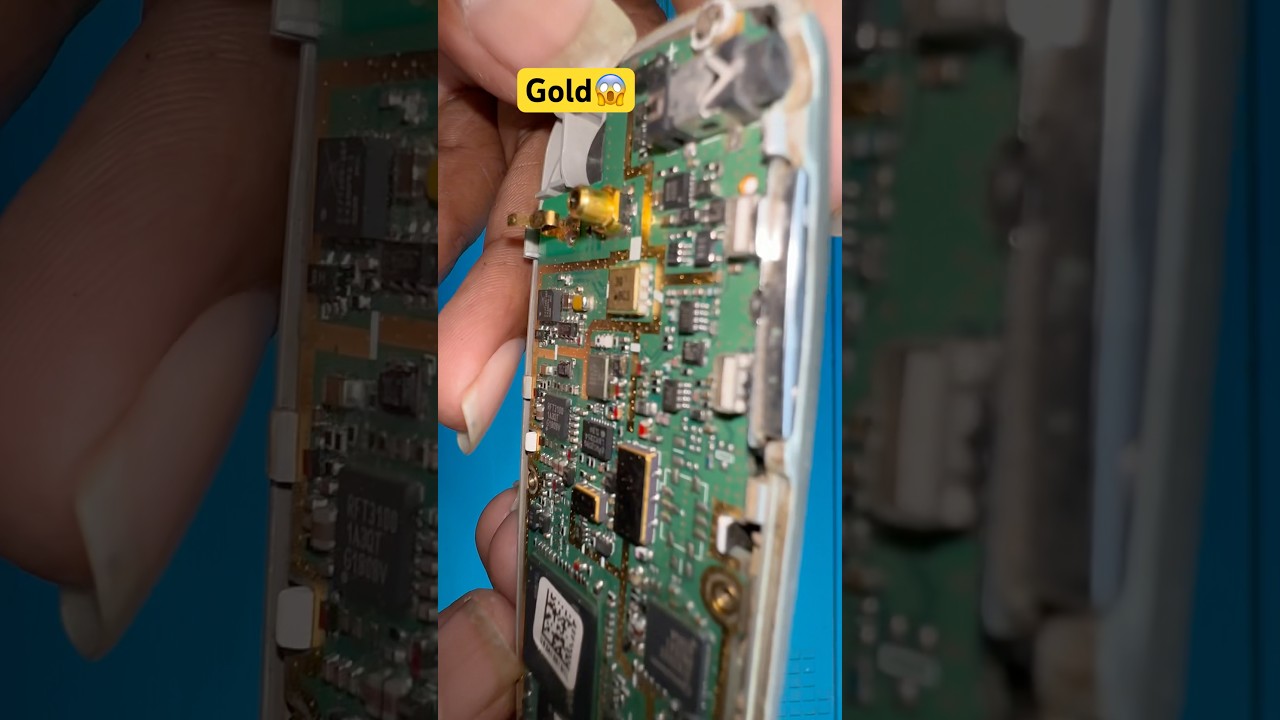 Old mobile se Gold😱| Old Mobile into Pure Gold Extract #viralshort #shortsfeed  #mobilerepair