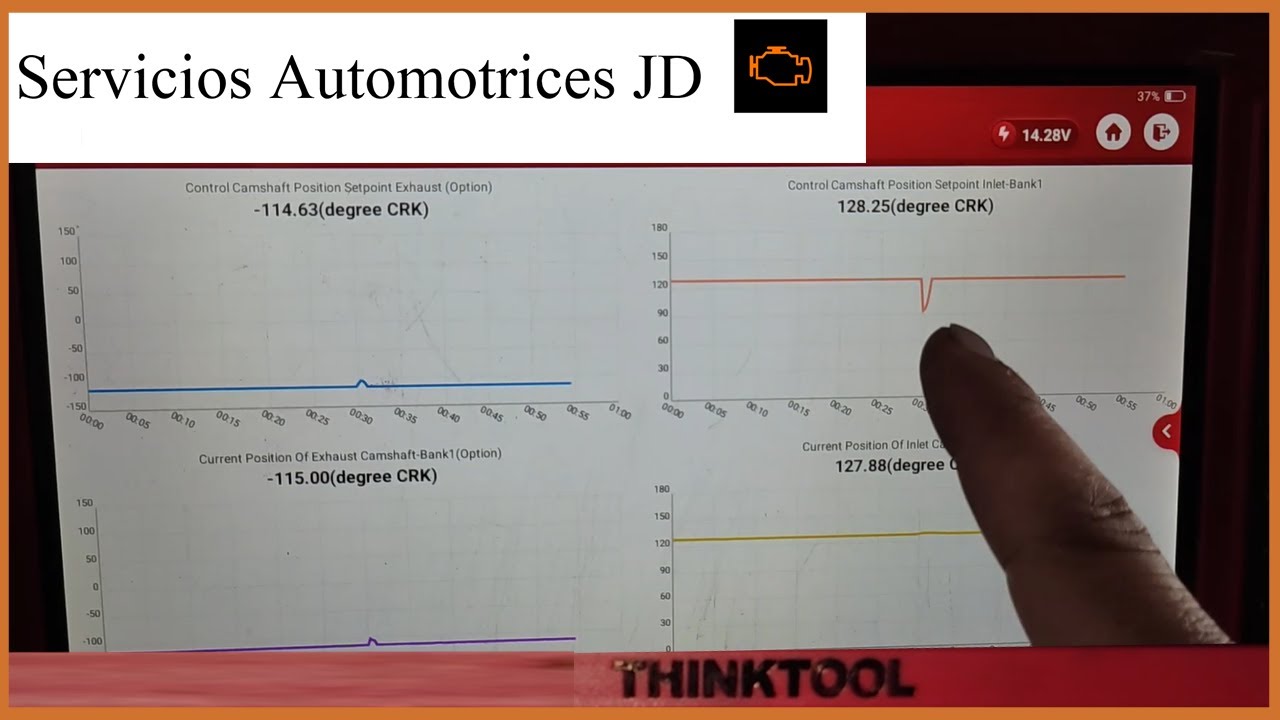 Alerta del check engine por falla en el sistema VVT-I (distribución variable del árbol de levas)