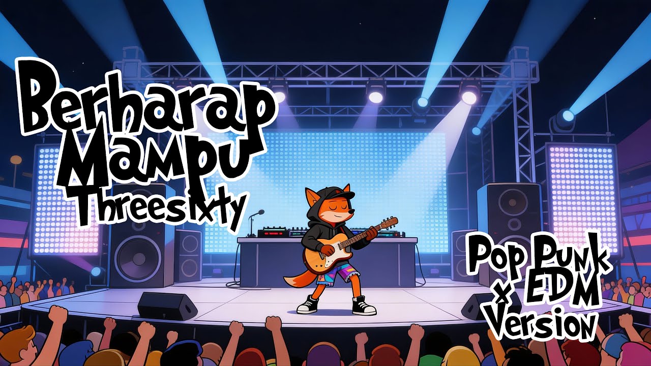 Berharap Mampu - Threesixty (Pop Punk EDM Version) | Cover by AARO