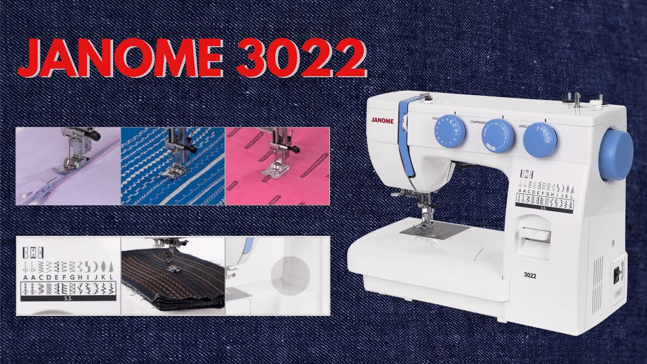 Máquina de costura Janome 3022 | Tudo o que você precisa saber!