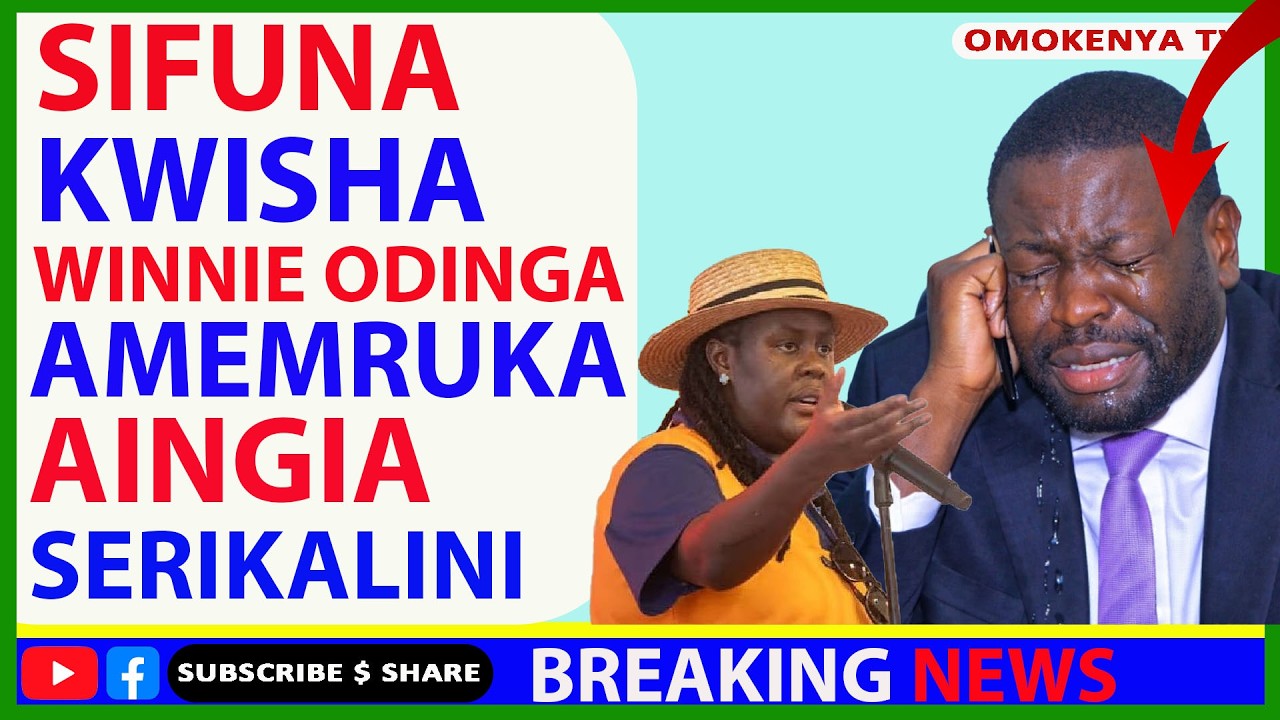 Breaking News: Linda Mwananchi Yazama Winnie Odinga Atoroka, Aingia Serikali Ya Ruto