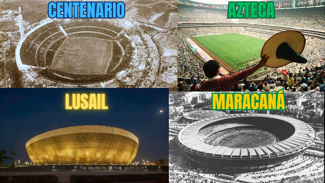 Todos los estadios de las Finales del Mundial desde 1930 a 2022 y dónde se jugará la final del 2026!