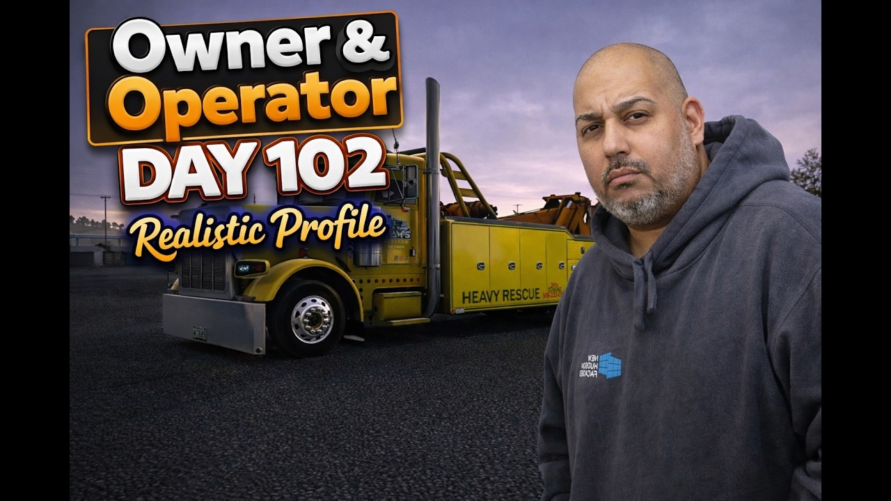 OWNER & OPERATOR REALISTIC PROFILE DAY 102 POV CAB CAM