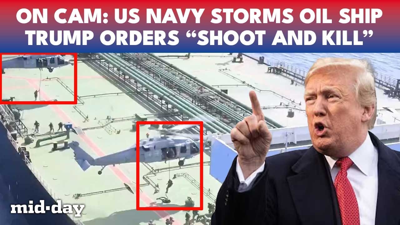 Chilling Footage! US Navy JUMPS Into Iran Oil Tanker, Trump Issues Lethal Order At Hormuz For Miners