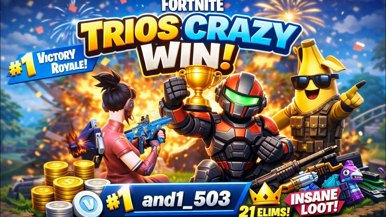 Fortnite Trios Crazy Win