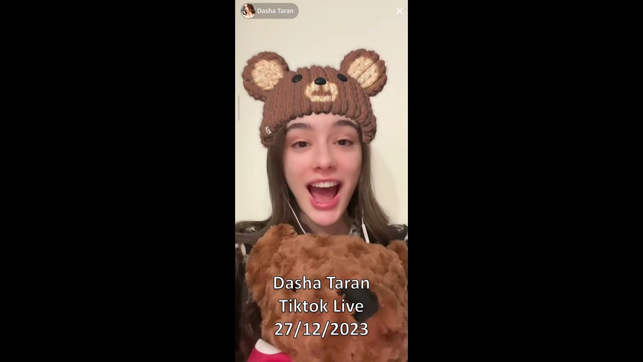 ❤ Dasha Taran ❤ ✯ Tiktok Livestream ✯ 27/12/2023