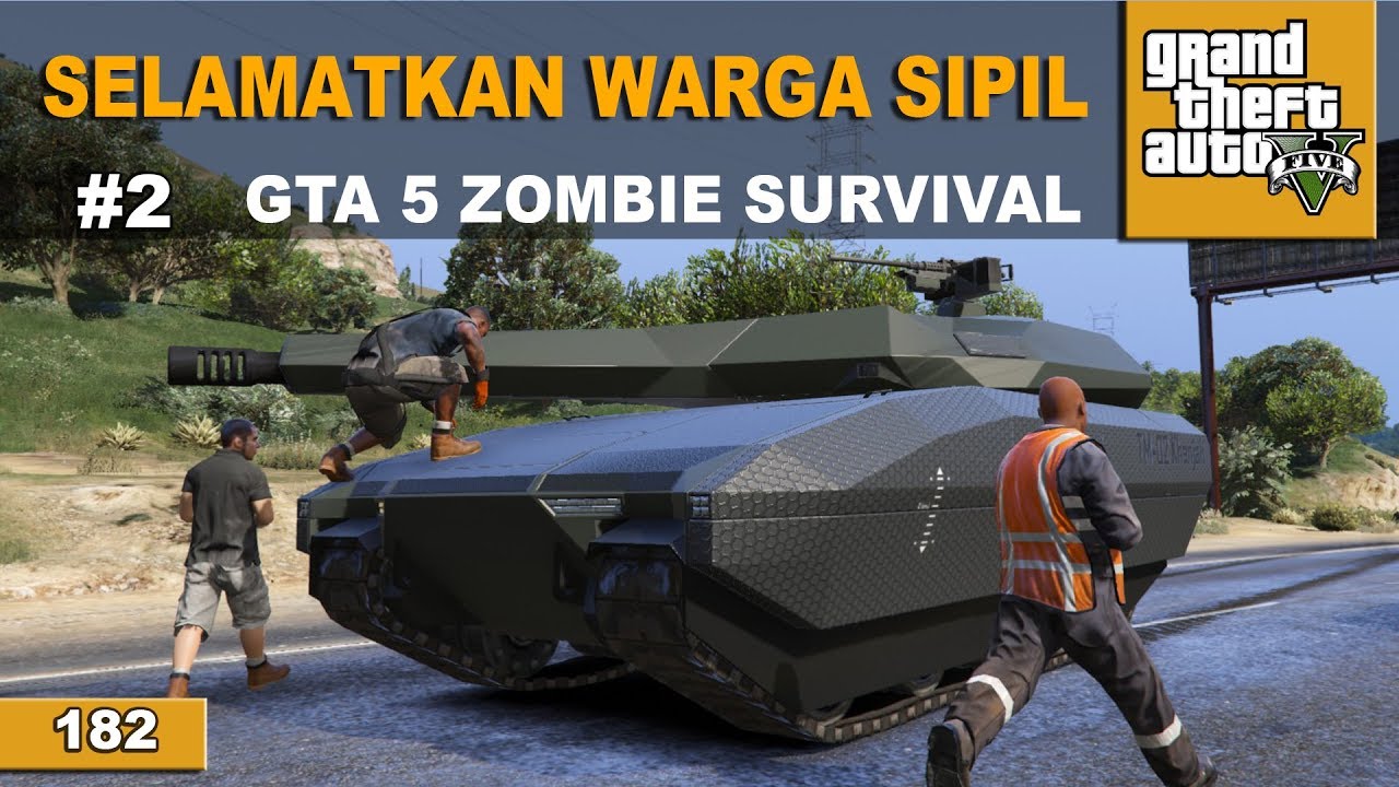 GTA 5 ZOMBIE SURVIVAL - PERKUAT PERTAHANAN #182