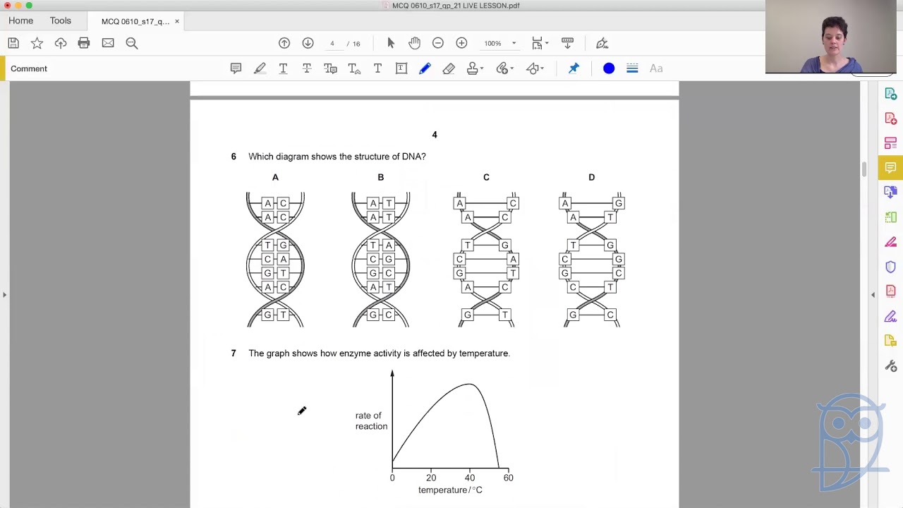 Live Lesson: IGCSE Biology - Multiple Choice Questions (I)
