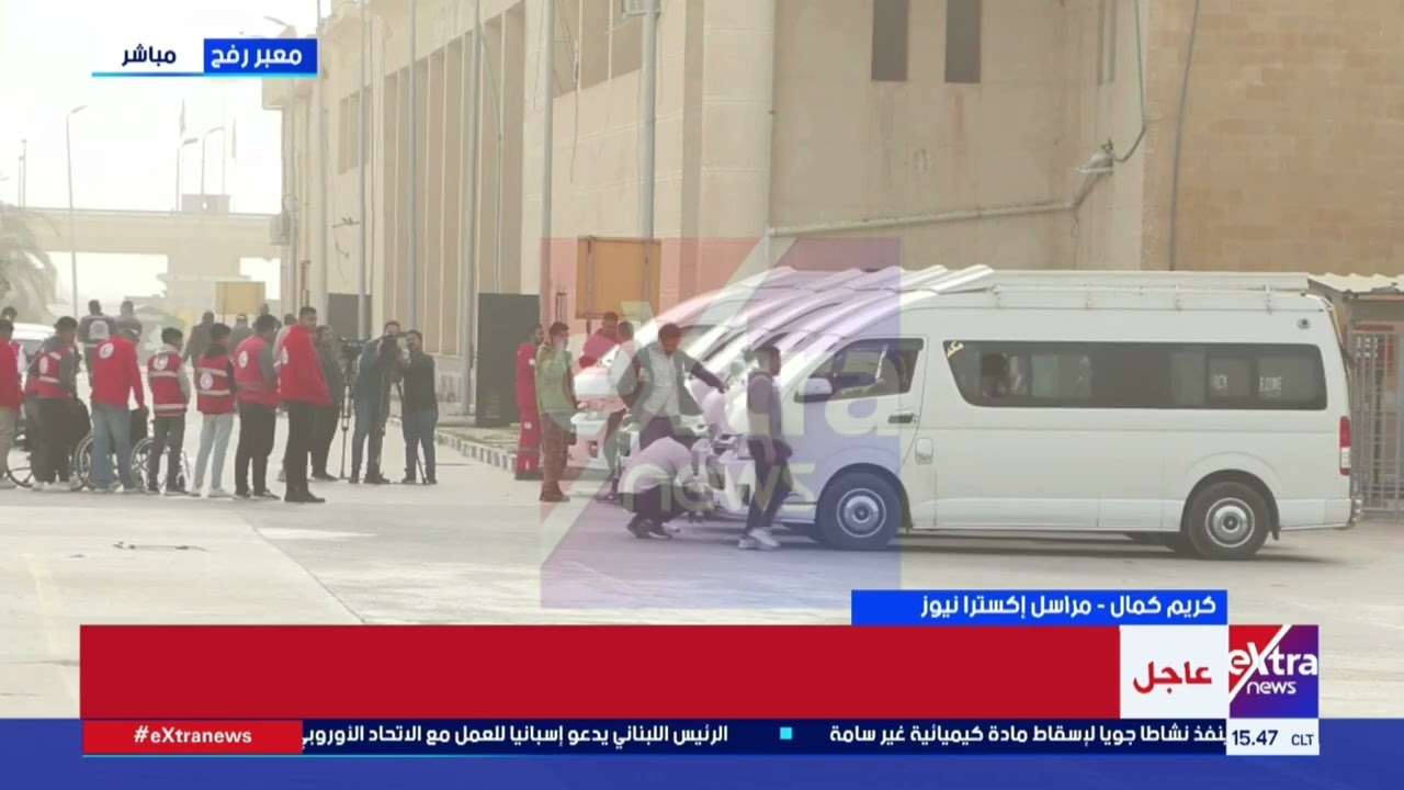 من أمام معبر رفح.. مراسلنا: توفير كوادر طبية مميزة لتقديم الخدمات للمرضى والجرحى الفلسطينيين