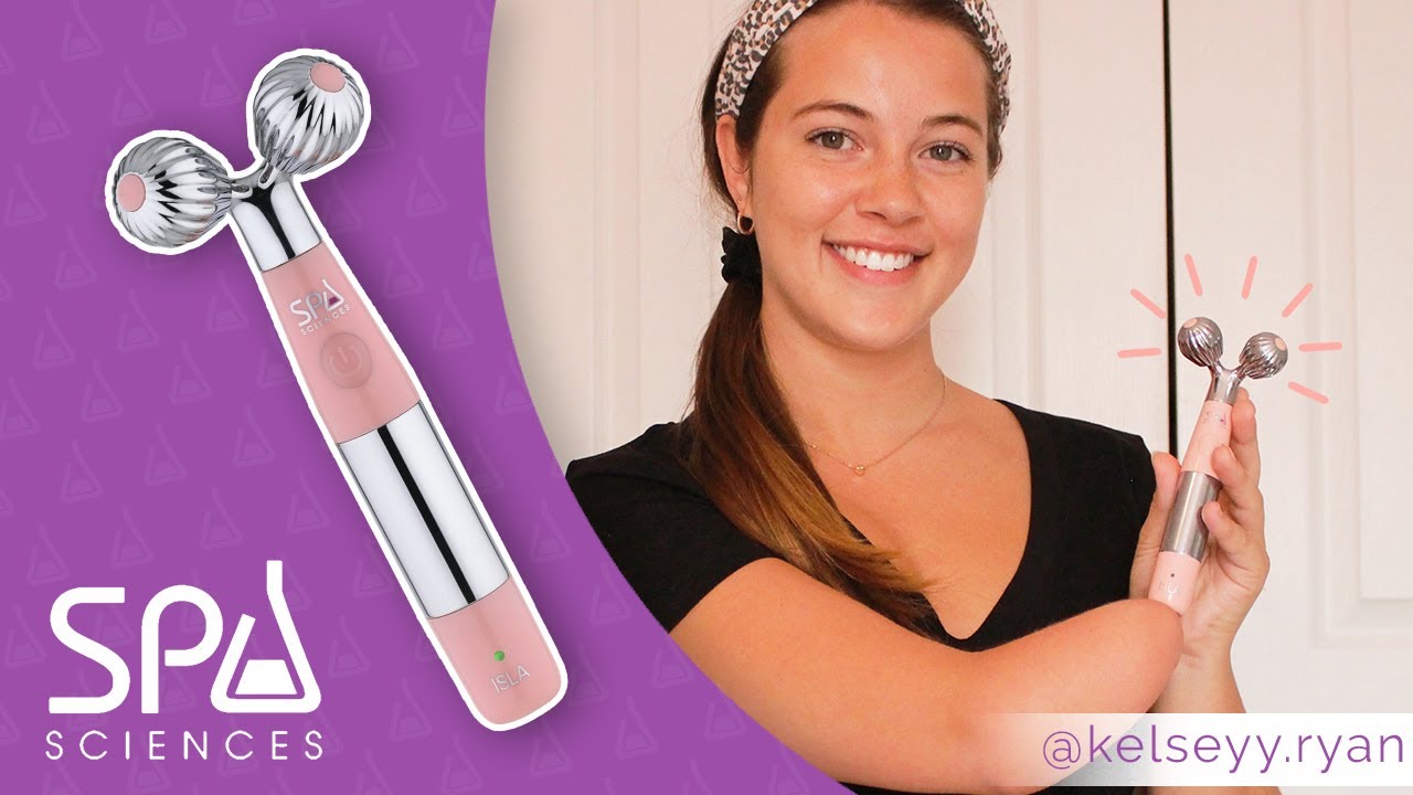 @Kelseyy_Ryan Uses The ISLA Sonic Face & Body Contouring Ice & Heat Roller By Spa Sciences