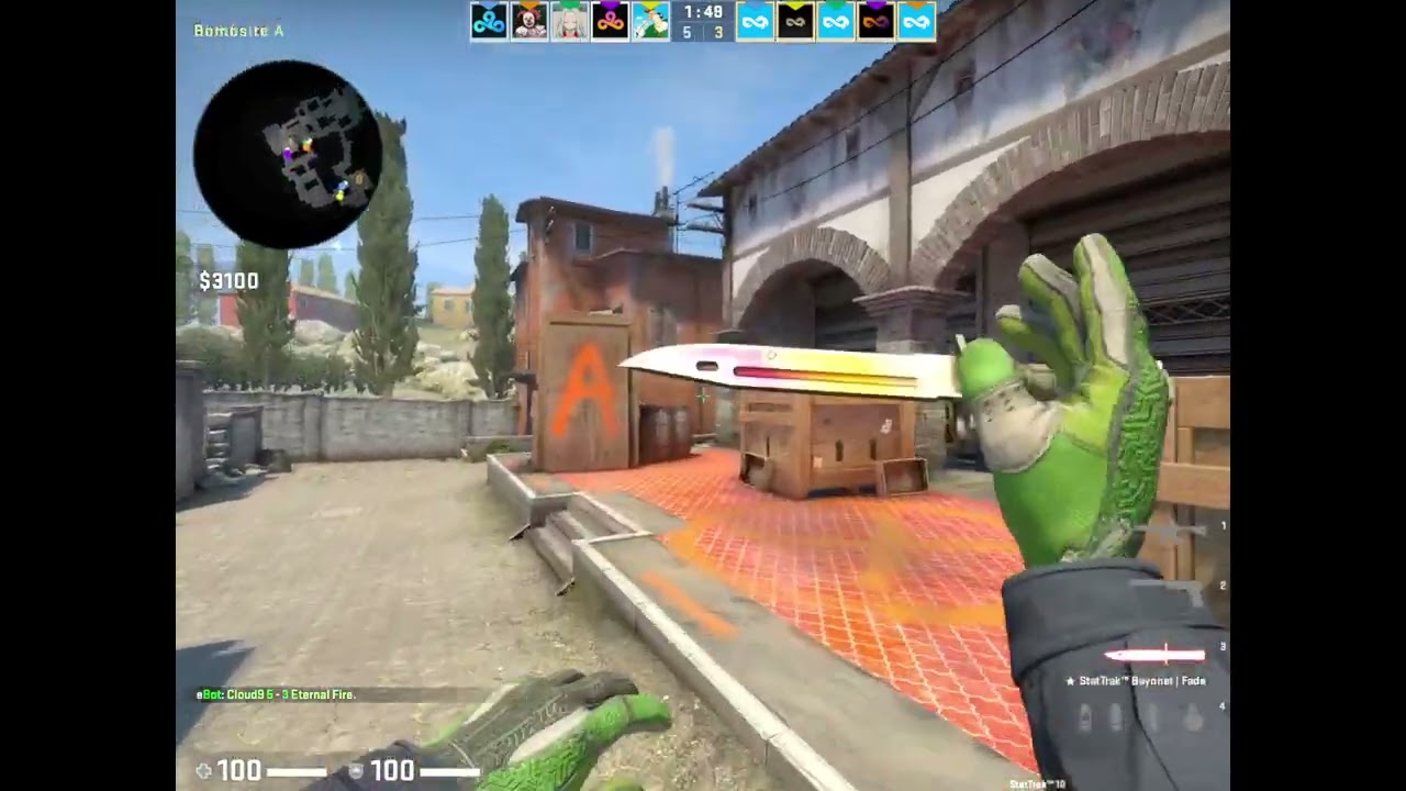 CSGO POV Cloud9 Ax1Le (22/16) vs Eternal Fire (Inferno) @ BLAST Premier Qualifier