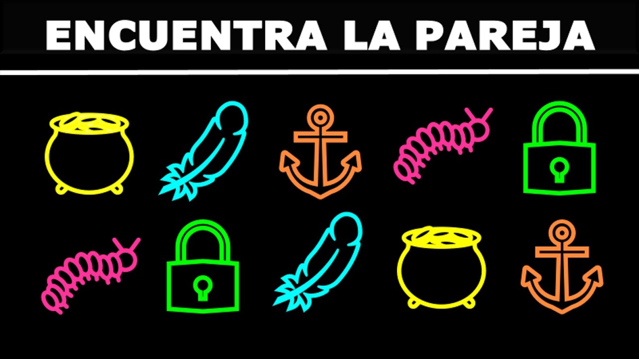 ENCUENTRA LA PAREJA🧡Ejercita la concentración y la memoria🧡Al estilo MEMORAMA