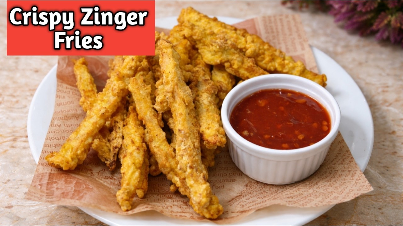 Crispy Zinger Fries Recipe for Ramadan | Easy Iftar Snack at Home
