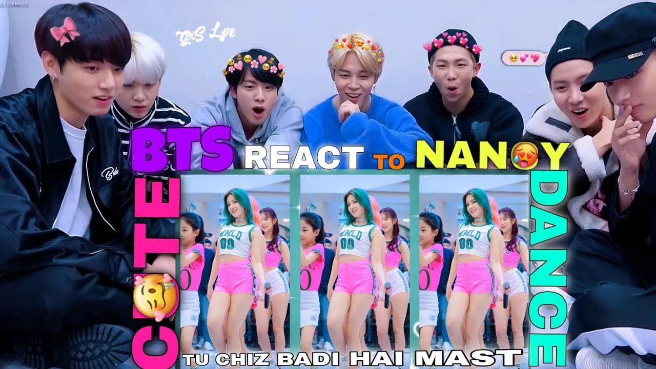 BTS V SHOCKED After Seeing Nancy? 😳🔥 Tu Cheez Badi Hai Mast Mast | K-Pop Viral Moment 💜