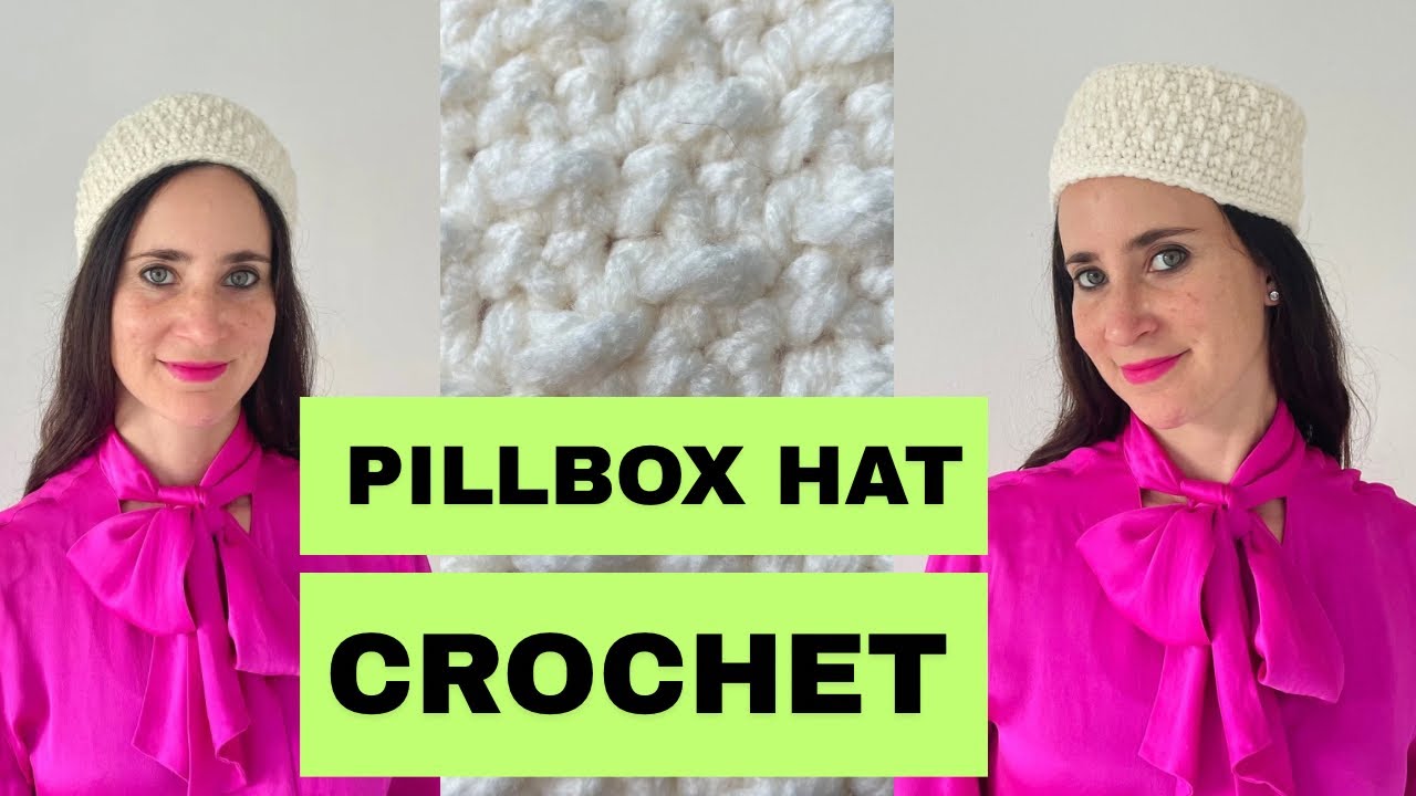 Cómo tejer un sombrero pillbox de crochet / Vintage Crochet Pillbox Hat Tutorial