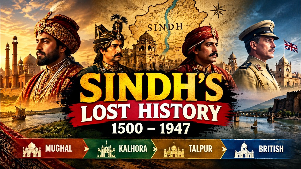 Sindh History: 1500 to 1947 | Mughal, Kalhora, Talpur & British Rule. سندھ کی 447 سالہ تاریخ