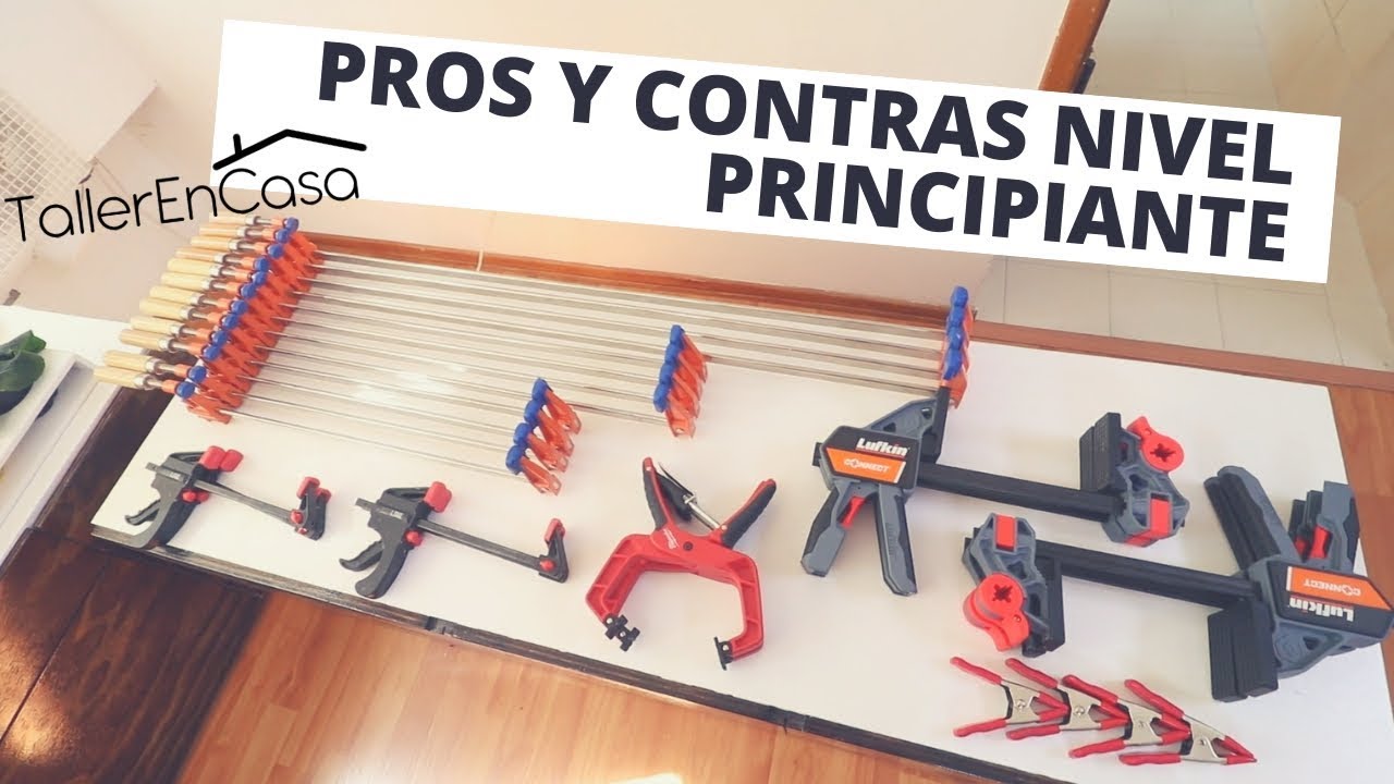 Tipos de prensas o sargentos &iquest;Cu&aacute;l comprar primero?