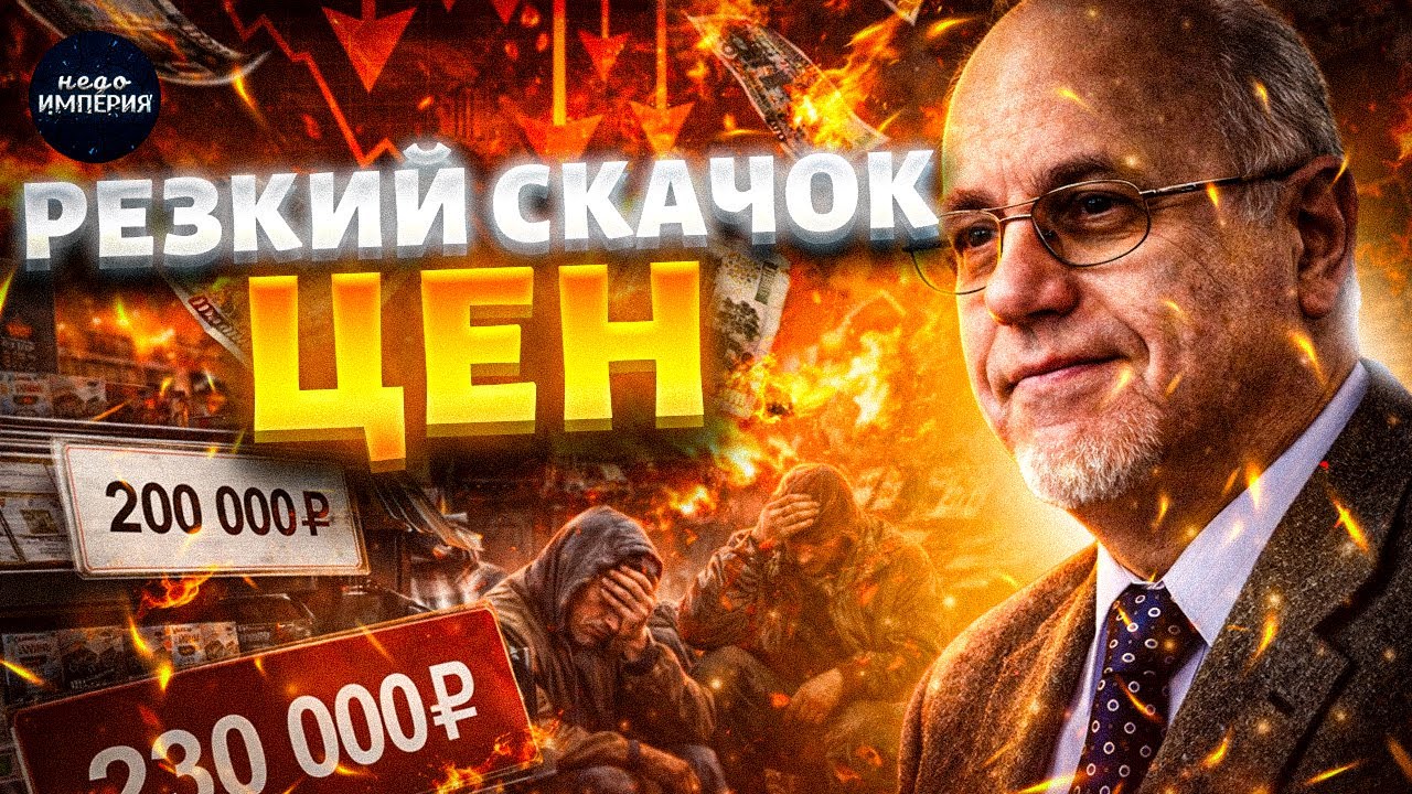Темпы инфляции - БЕЗУМНЫЕ! Россиян предупредили: цены сорвались с цепи / Липсиц