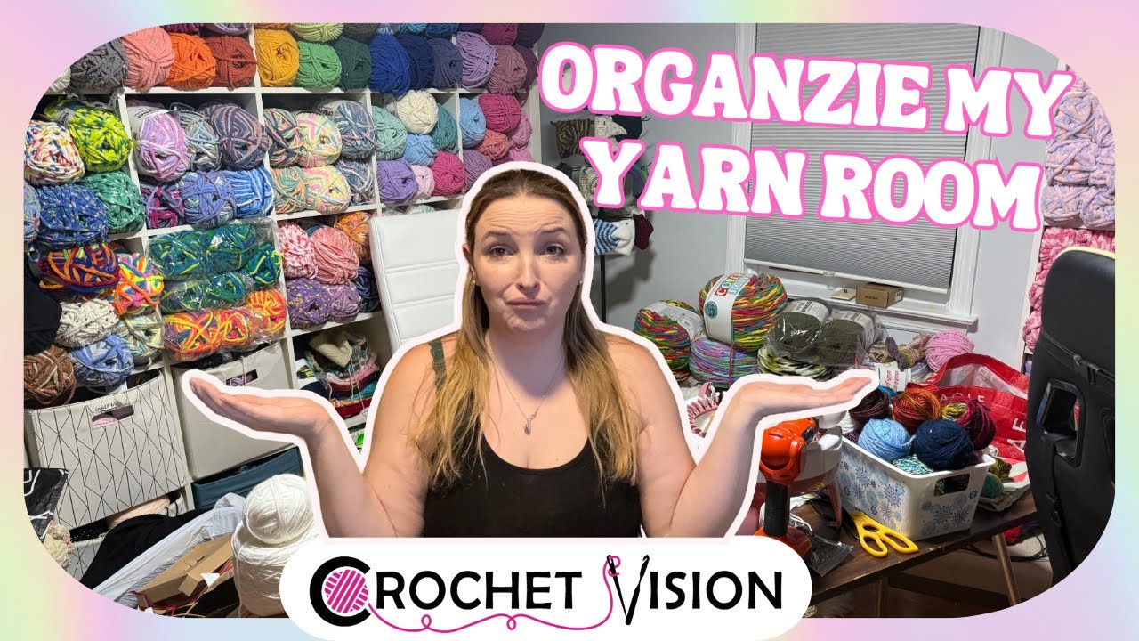 The Ultimate Yarn Room Clean-Up: Organizing My Yarn Room From Chaos to Crafty