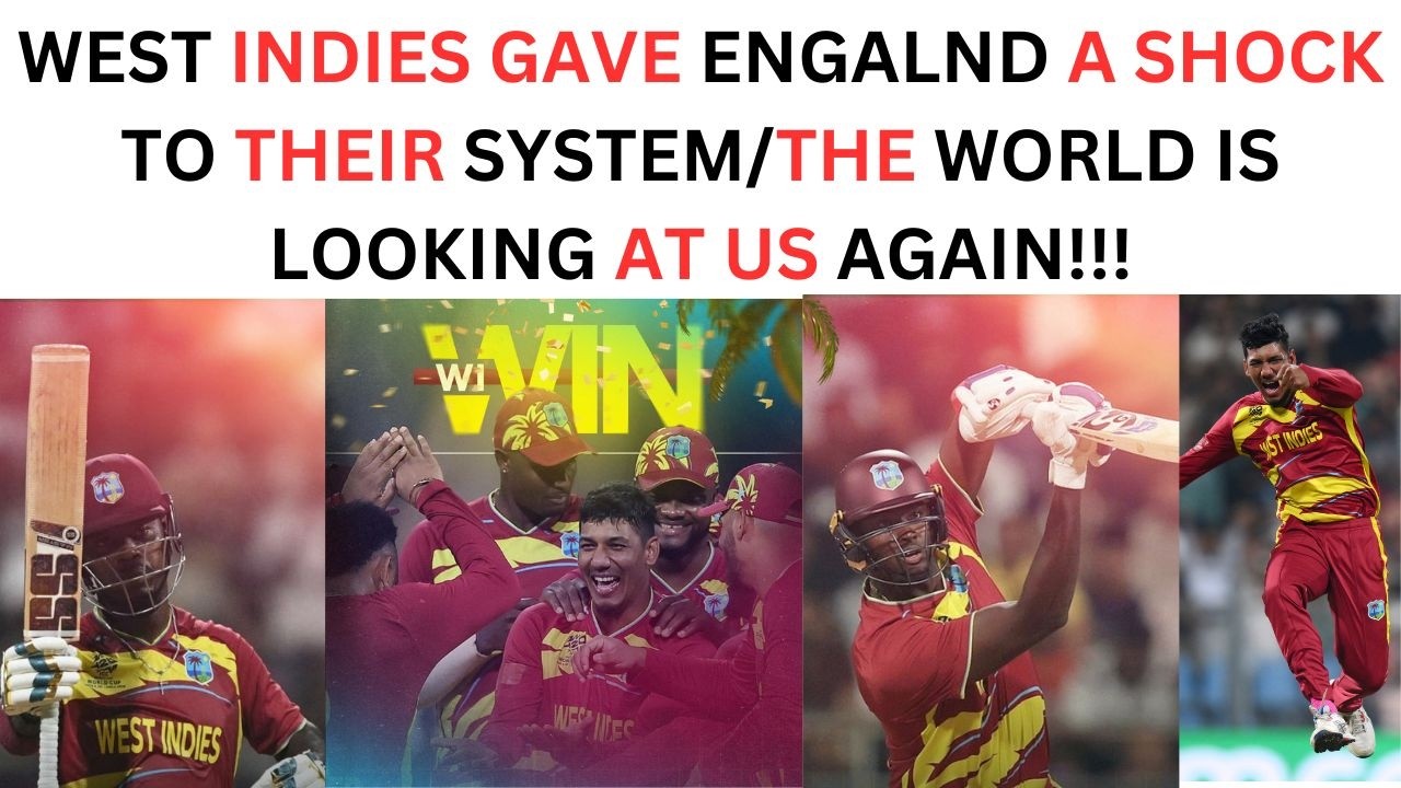 West Indies flexed their muscles and England found themselves on the wrong end of things