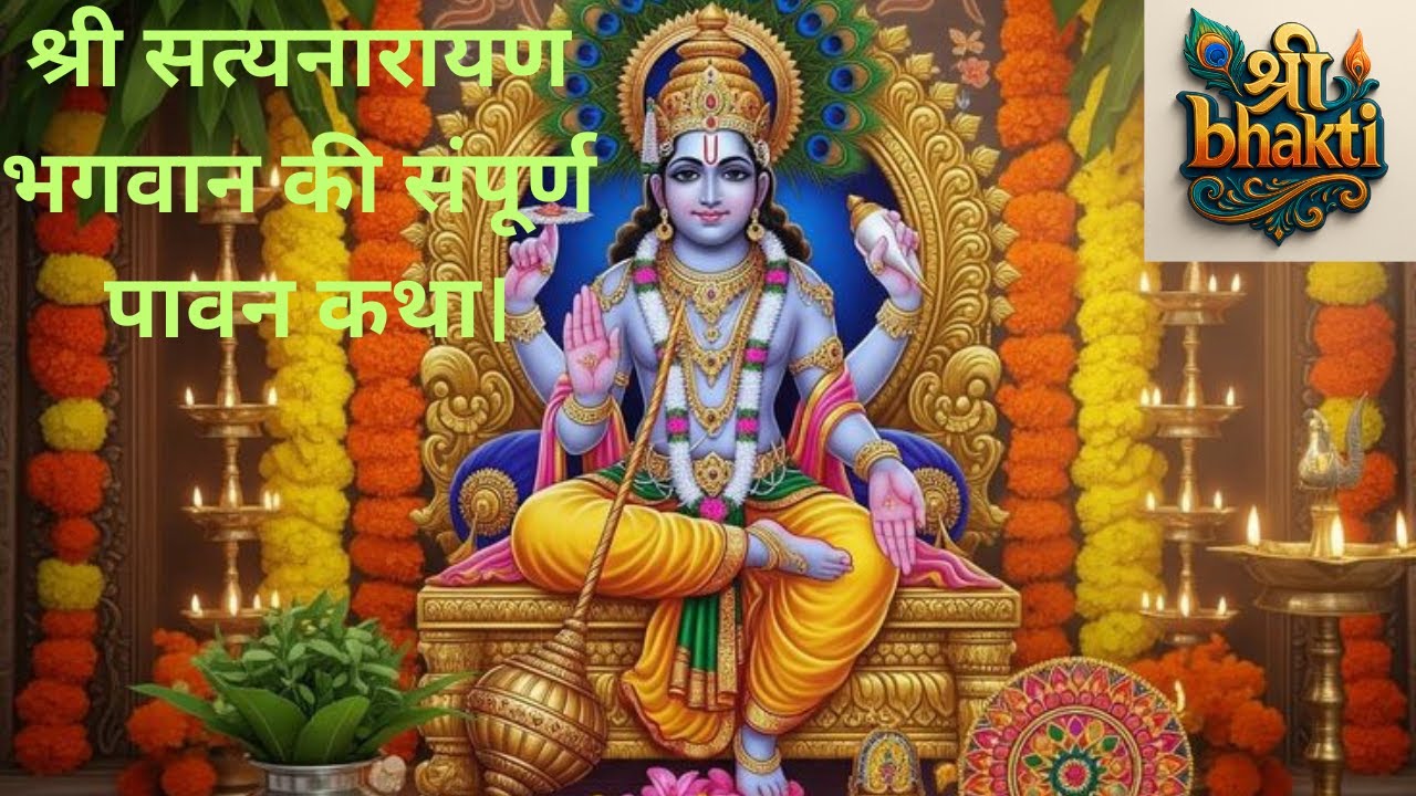 श्री सत्यनारायण भगवान की संपूर्ण पावन कथा। Shree Satyanarayan Bhagwan Ki Sampurna Pawan Katha.
