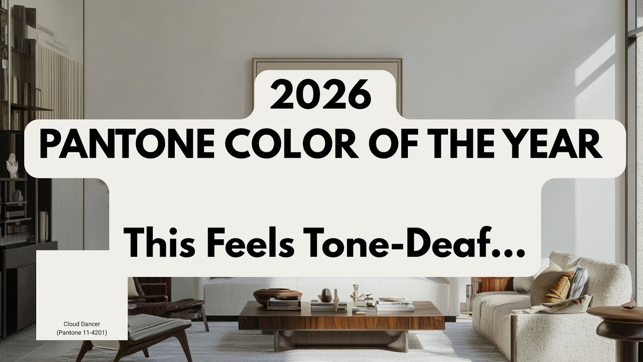 Цвет года Pantone 2026 — белый оттенок… И люди недовольны